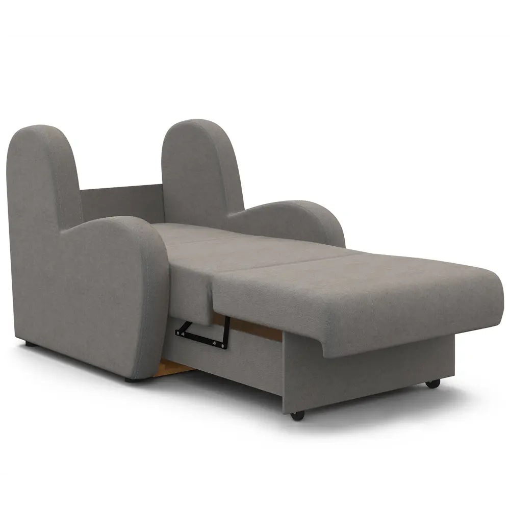 Фото 5 Кресло-кровать Гамма Барон 80x95x110 см велюр цвет серый Фото 5 Кресло-кровать Гамма Барон 80x95x110 см велюр цвет серый