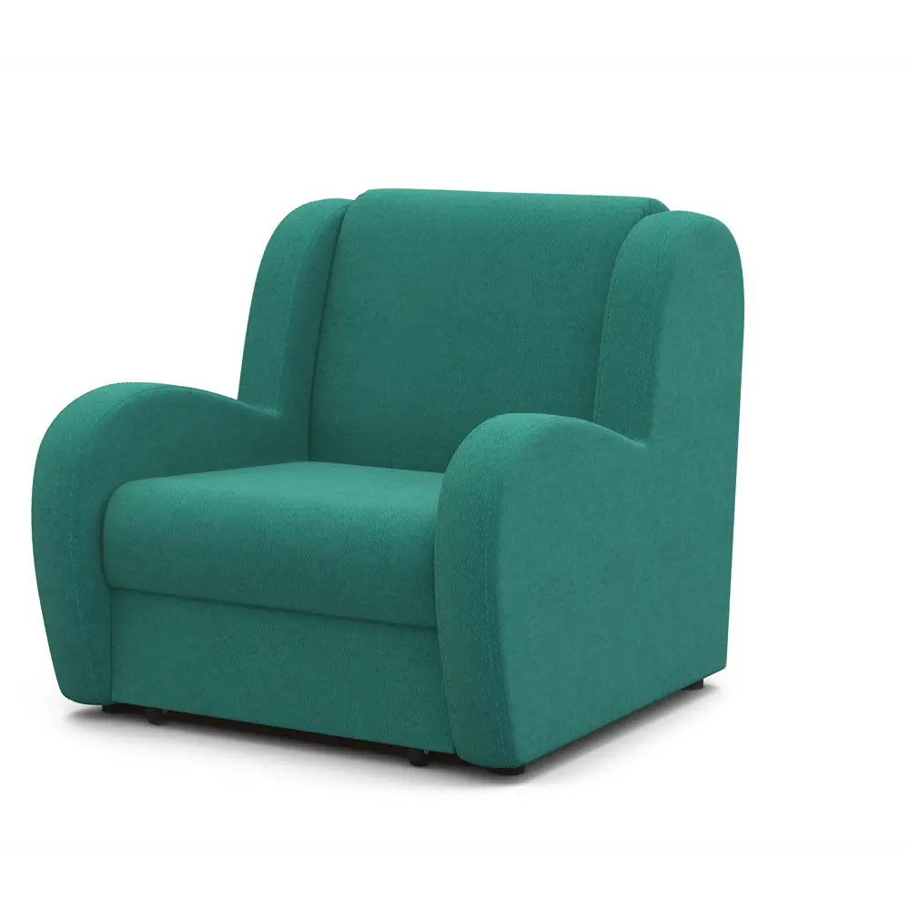 Фото 3 Кресло-кровать Гамма Барон 100x95x110 см велюр цвет бирюзовый Фото 3 Кресло-кровать Гамма Барон 100x95x110 см велюр цвет бирюзовый