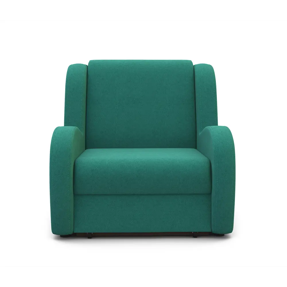 Фото 2 Кресло-кровать Гамма Барон 110x95x110 см велюр цвет бирюзовый Фото 2 Кресло-кровать Гамма Барон 110x95x110 см велюр цвет бирюзовый