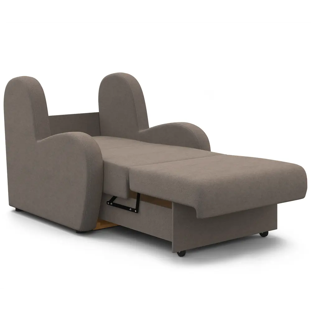 Фото 5 Кресло-кровать Гамма Барон 110x95x110 см велюр цвет светло-коричневый