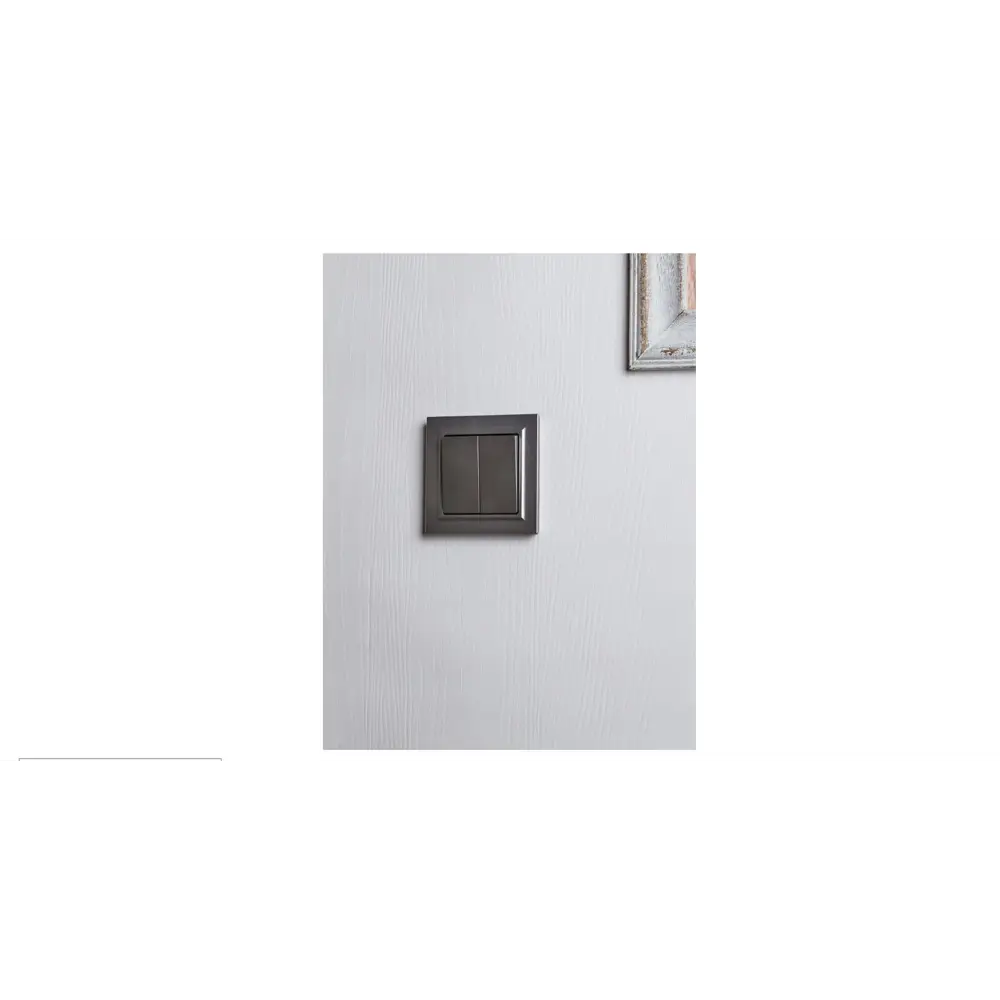 Фото 8 Выключатель встраиваемый Iek Brite BR-V20-0-10-K46-F 2 клавиши цвет сталь Фото 8 Выключатель встраиваемый Iek Brite BR-V20-0-10-K46-F 2 клавиши цвет сталь