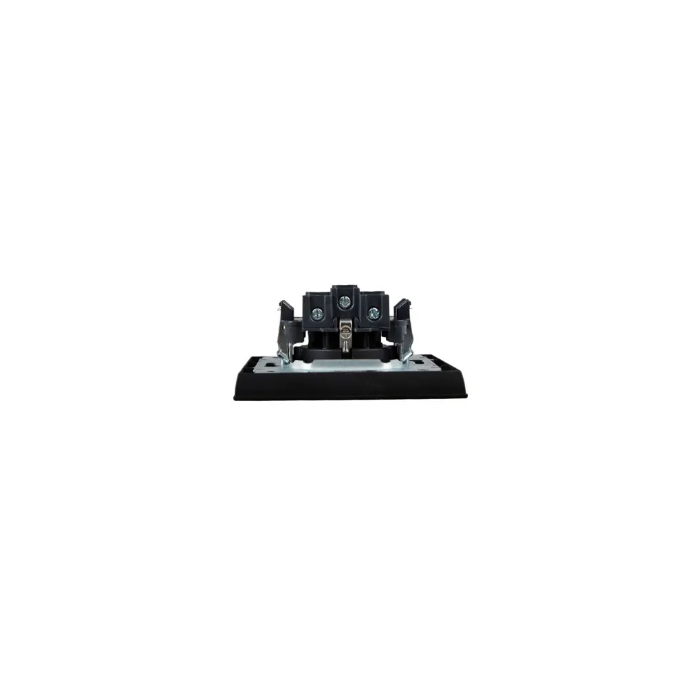 Фото 6 Розетка встраиваемая Iek Brite BR-R14-16-K02-F с заземлением и шторками цвет черный Фото 6 Розетка встраиваемая Iek Brite BR-R14-16-K02-F с заземлением и шторками цвет черный