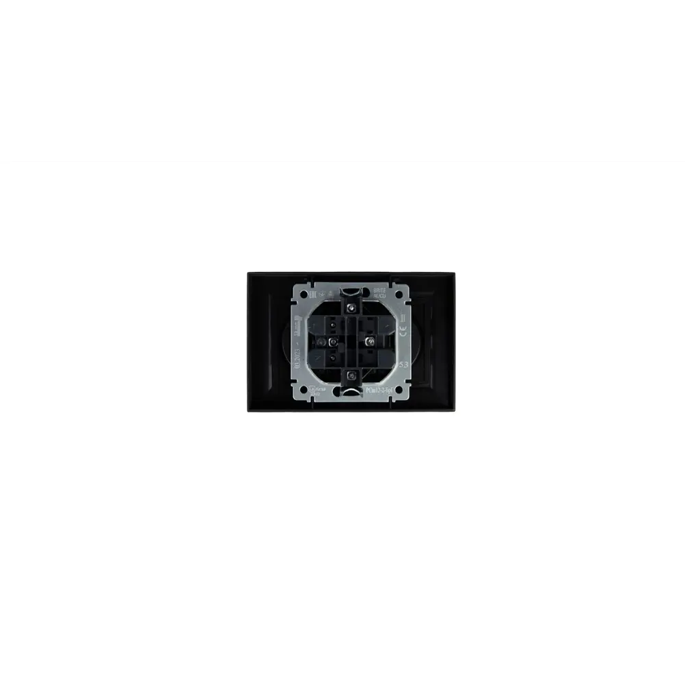 Фото 6 Розетка двойная встраиваемая Iek Brite BR-R23-10-K53-F со шторками цвет графит Фото 6 Розетка двойная встраиваемая Iek Brite BR-R23-10-K53-F со шторками цвет графит
