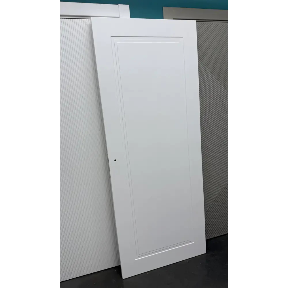 Фото 4 Дверь межкомнатная Wanmark Стефани-11 глухая 60х200см эмаль цвет белый с замком и петлями Фото 4 Дверь межкомнатная Wanmark Стефани-11 глухая 60х200см эмаль цвет белый с замком и петлями