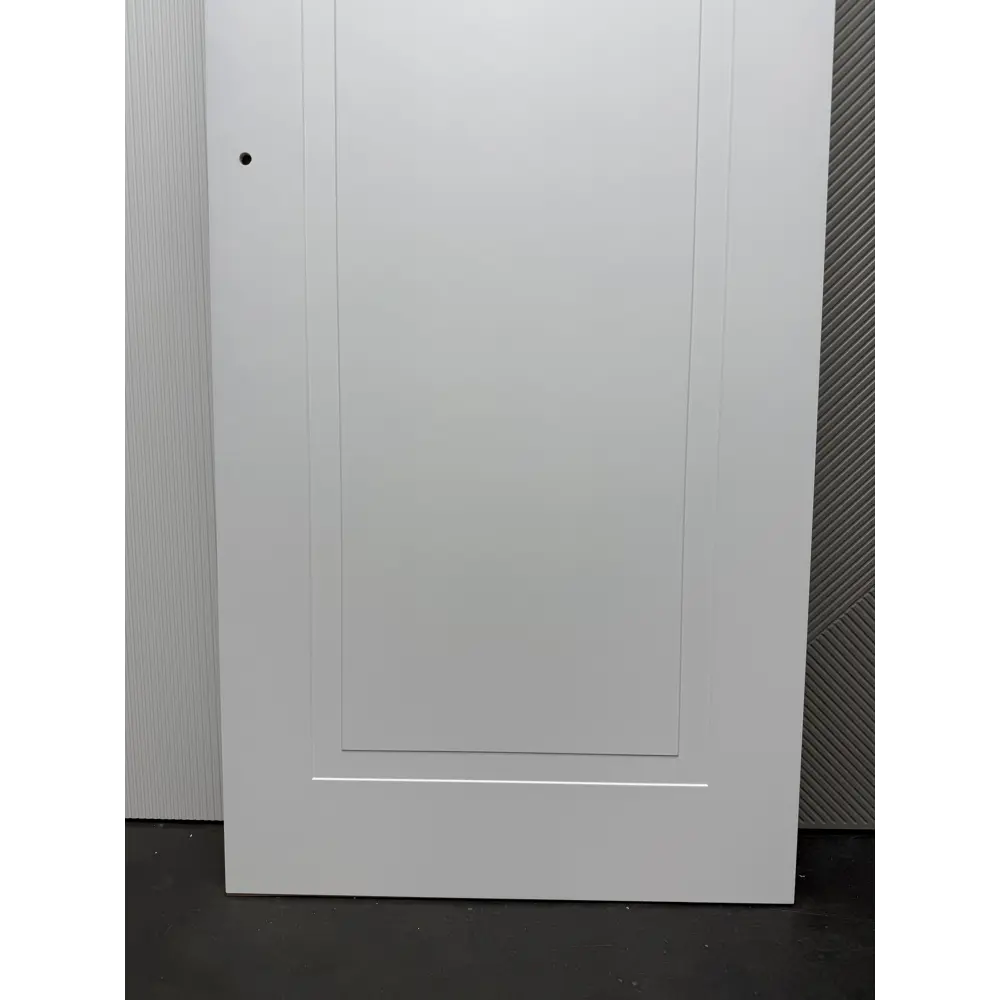 Фото 6 Дверь межкомнатная Wanmark Стефани-1 глухая 55х190см эмаль цвет белый с замком и петлями Фото 6 Дверь межкомнатная Wanmark Стефани-1 глухая 55х190см эмаль цвет белый с замком и петлями