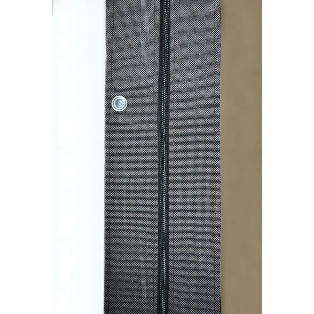 Фото 5 Мягкая дверь на молниях 165x205см тонированное полотно цвет коричневый Фото 5 Мягкая дверь на молниях 165x205см тонированное полотно цвет коричневый