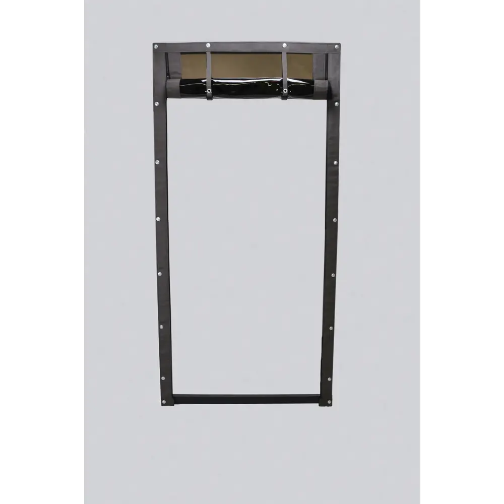 Фото 7 Мягкая дверь на молниях 175x240см тонированное полотно цвет коричневый Фото 7 Мягкая дверь на молниях 175x240см тонированное полотно цвет коричневый