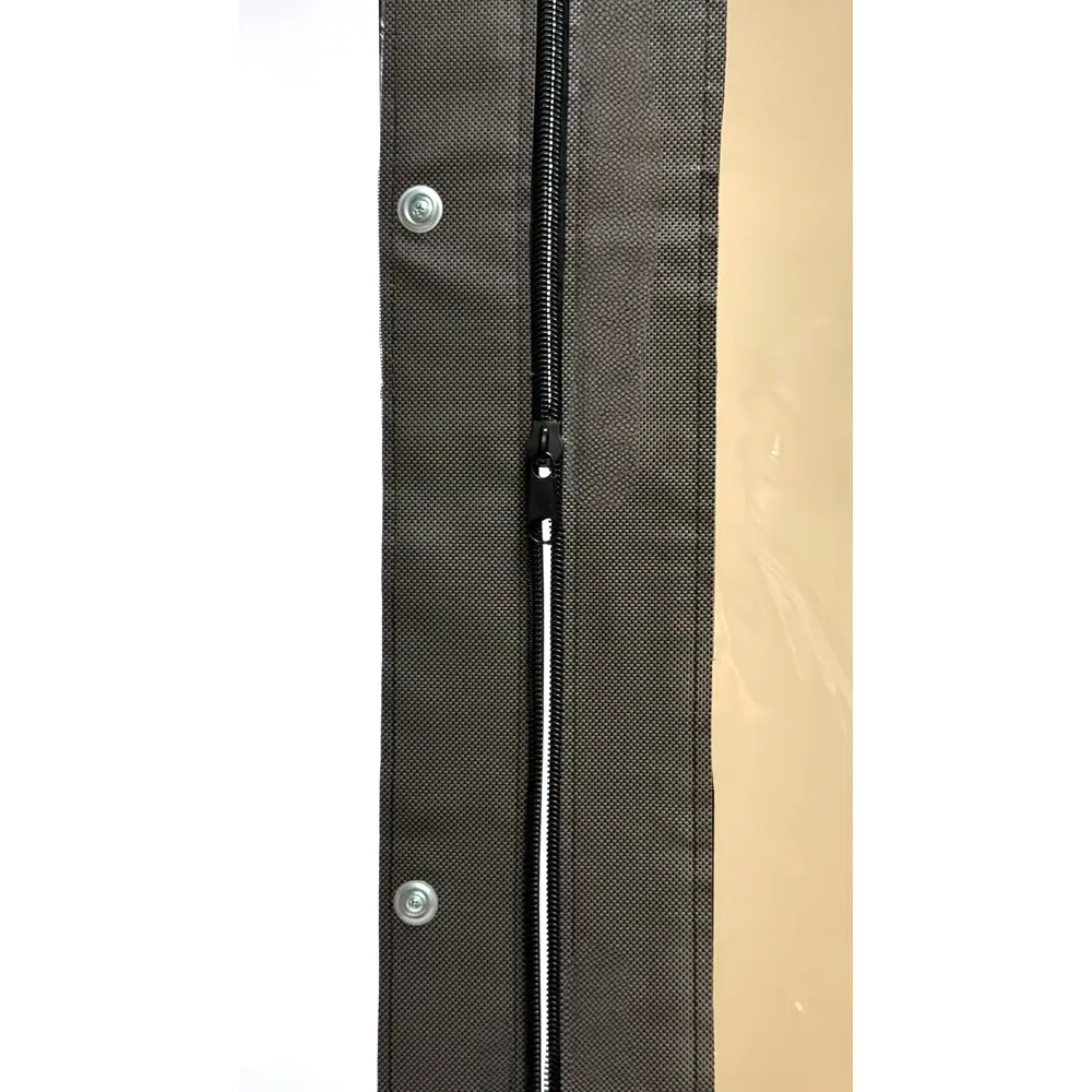 Фото 8 Мягкая дверь на молниях 185x245см тонированное полотно цвет коричневый Фото 8 Мягкая дверь на молниях 185x245см тонированное полотно цвет коричневый