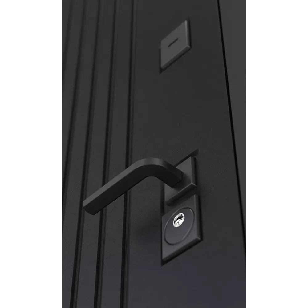 Фото 2 Входная дверь Лабиринт Бункер 06 левый 205x88см цвет черный кварц/белое дерево с зеркалом П18 Фото 2 Входная дверь Лабиринт Бункер 06 левый 205x88см цвет черный кварц/белое дерево с зеркалом П18