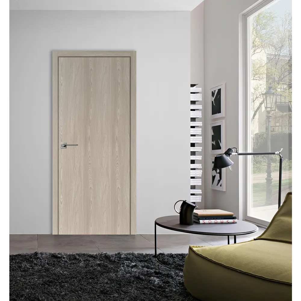 Фото 3 Дверь межкомнатная глухая Ясень 90x200 см Hardflex цвет коричневый с замком Фото 3 Дверь межкомнатная глухая Ясень 90x200 см Hardflex цвет коричневый с замком