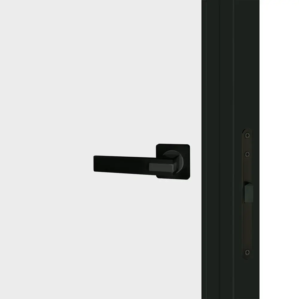 Фото 2 Дверь межкомнатная глухая Invisible Opt 60x200 см правая алюминий цвет белый с черной кромкой Фото 2 Дверь межкомнатная глухая Invisible Opt 60x200 см правая алюминий цвет белый с черной кромкой
