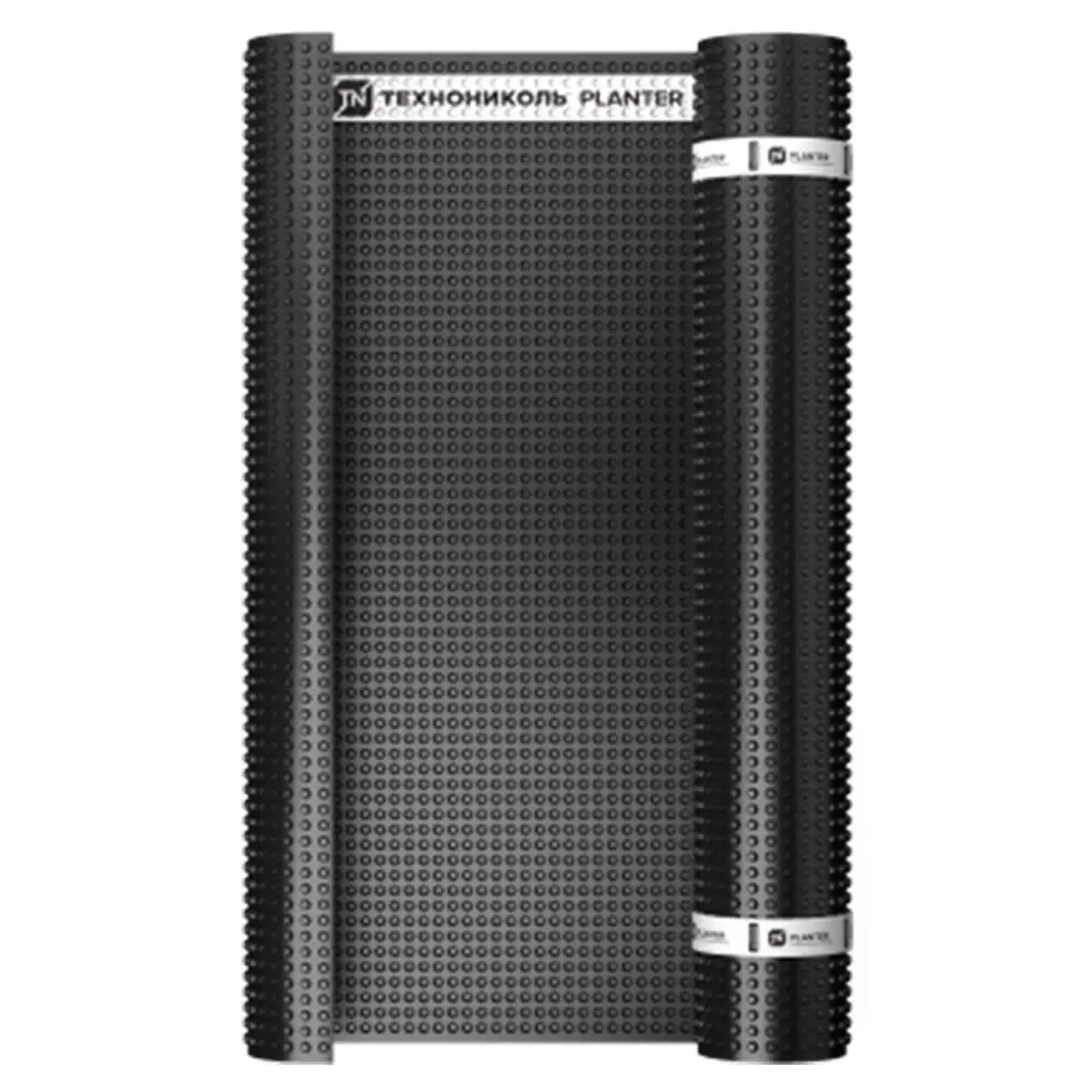 Фото Мембрана профилированная Технониколь Planter Standart 2x20м 40м² Фото Мембрана профилированная Технониколь Planter Standart 2x20м 40м²