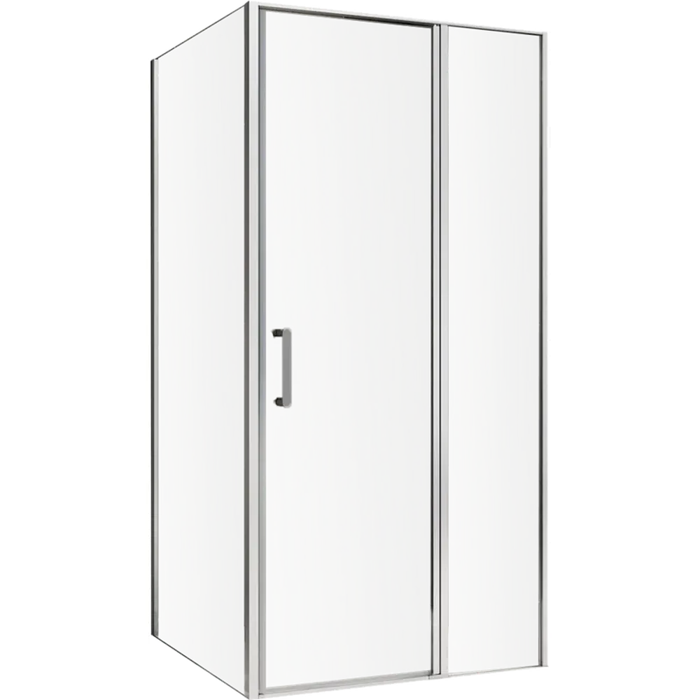 Фото 3 Душевой уголок Abber Sonnenstrand 671872 прямоугольный 100x80см серебристый блеск профиль эффект стекла прозрачный