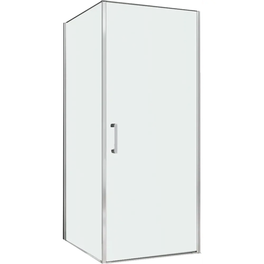 Фото 3 Душевой уголок Abber Sonnenstrand 623216 прямоугольный 100x80см серебро профиль эффект стекла матовый