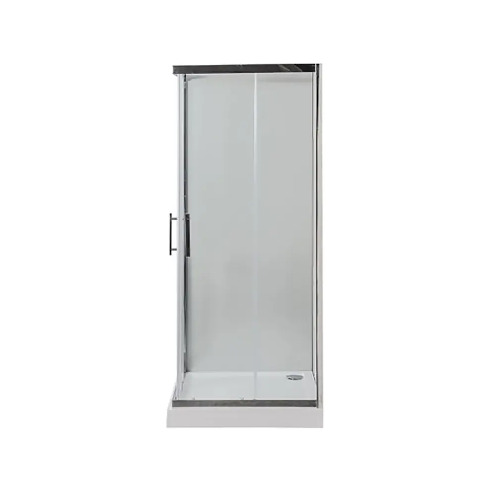 Фото 3 Душевой уголок Aquanet Delta 19507 квадратный 100x100см серебро профиль эффект стекла прозрачный Фото 3 Душевой уголок Aquanet Delta 19507 квадратный 100x100см серебро профиль эффект стекла прозрачный