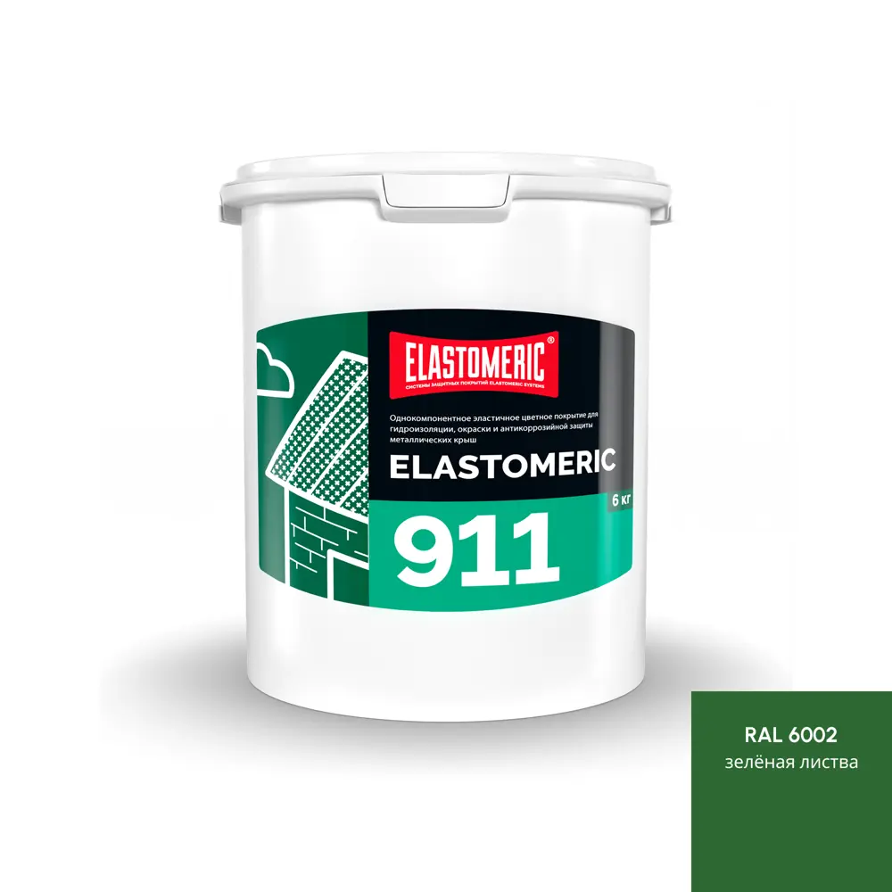 Фото Мастика Elastomeric systems 911 6кг светло-зеленый Фото Мастика Elastomeric systems 911 6кг светло-зеленый