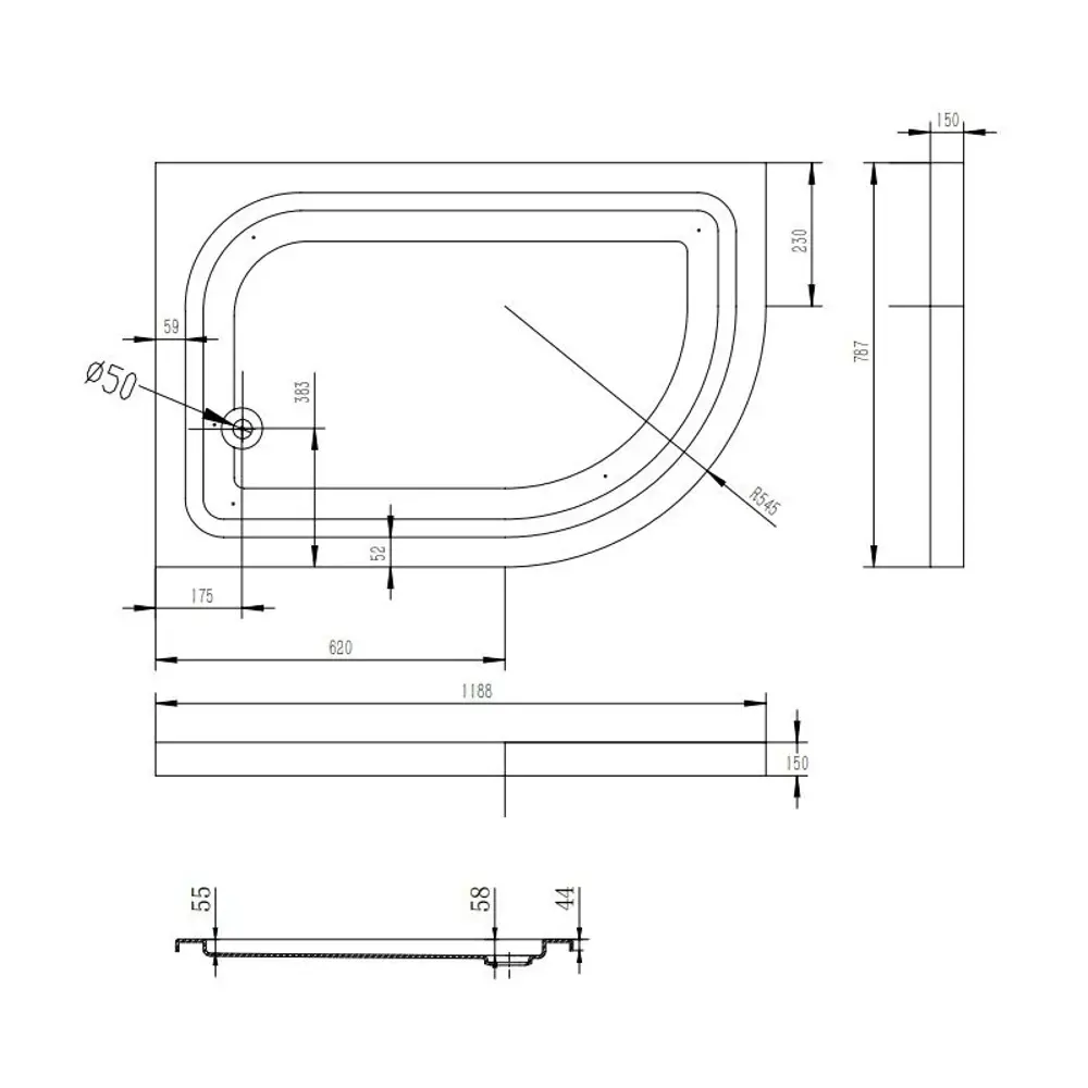Фото 9 Душевой уголок Esbano ESR-8027А 510950 1/4 круга 120x80см серебро профиль эффект стекла рифленый Фото 9 Душевой уголок Esbano ESR-8027А 510950 1/4 круга 120x80см серебро профиль эффект стекла рифленый