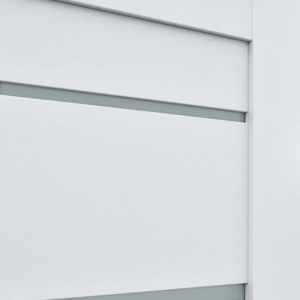 Фото 2 Дверь межкомнатная со стеклом Тренто 80x200 см ПВХ цвет иридиум с замком Фото 2 Дверь межкомнатная со стеклом Тренто 80x200 см ПВХ цвет иридиум с замком