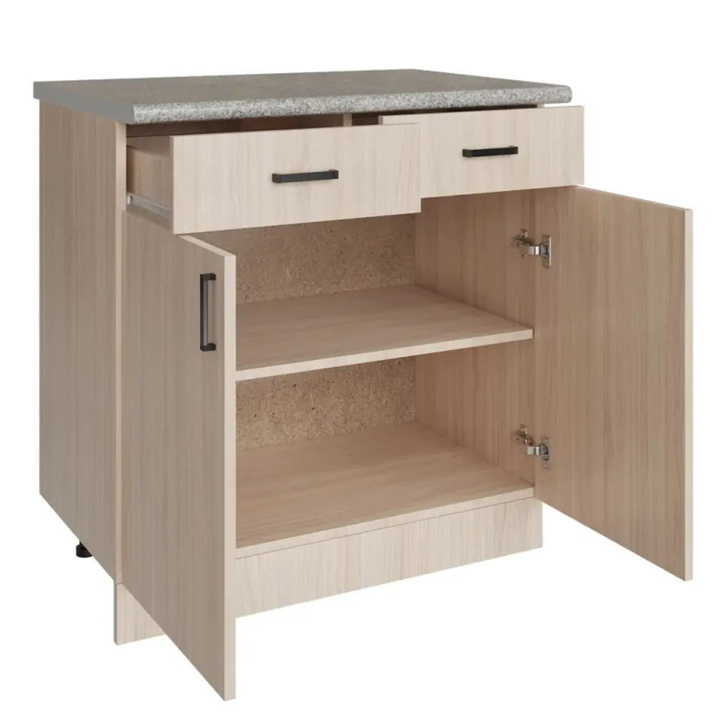 Фото 2 Кухня No name 525826 80x82x43.6 см ЛДСП цвет дуб сонома Фото 2 Кухня No name 525826 80x82x43.6 см ЛДСП цвет дуб сонома