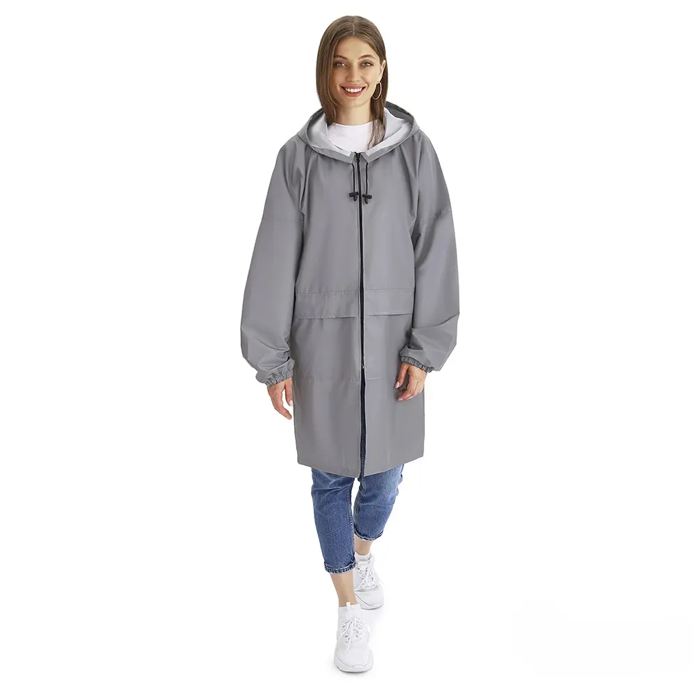 Фото 5 Плащ-дождевик Прабо Турист Флеш цвет серый размер 120-124 Фото 5 Плащ-дождевик Прабо Турист Флеш цвет серый размер 120-124