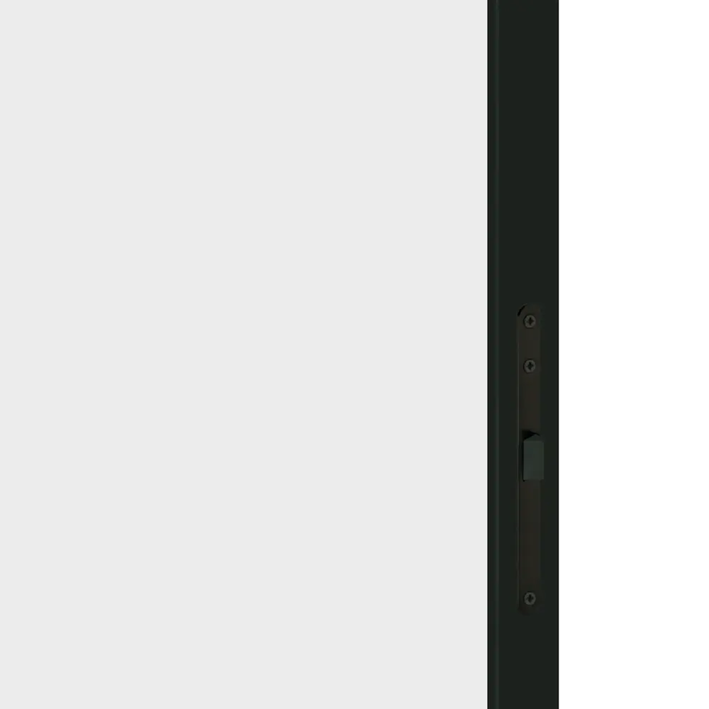 Фото 4 Дверь межкомнатная глухая Invisible Opt 60x200 см алюминий цвет белый с черной кромкой Фото 4 Дверь межкомнатная глухая Invisible Opt 60x200 см алюминий цвет белый с черной кромкой