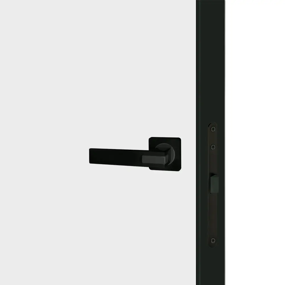Фото 2 Дверь межкомнатная глухая Invisible Opt 60x200 см алюминий цвет белый с черной кромкой Фото 2 Дверь межкомнатная глухая Invisible Opt 60x200 см алюминий цвет белый с черной кромкой