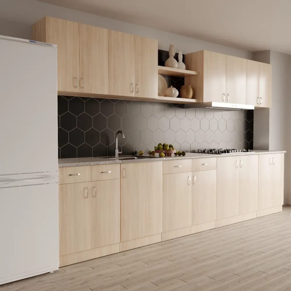 Фото 3 Кухня No name 525919 40x82x43.6 см ЛДСП цвет дуб сонома Фото 3 Кухня No name 525919 40x82x43.6 см ЛДСП цвет дуб сонома