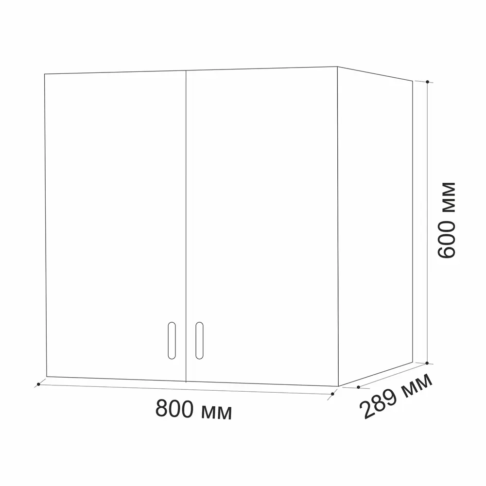 Фото 5 Шкаф распашной No name 510100 80x60x28.9 см ЛДСП цвет белый Фото 5 Шкаф распашной No name 510100 80x60x28.9 см ЛДСП цвет белый