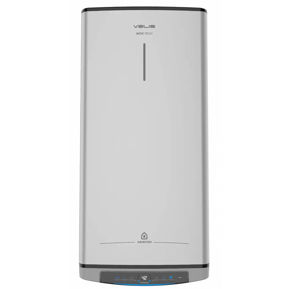 Фото Водонагреватель Ariston Velis Lux Inox PW ABSE WIFI 100 2.5кВт 100л электрический настенный серый Фото Водонагреватель Ariston Velis Lux Inox PW ABSE WIFI 100 2.5кВт 100л электрический настенный серый
