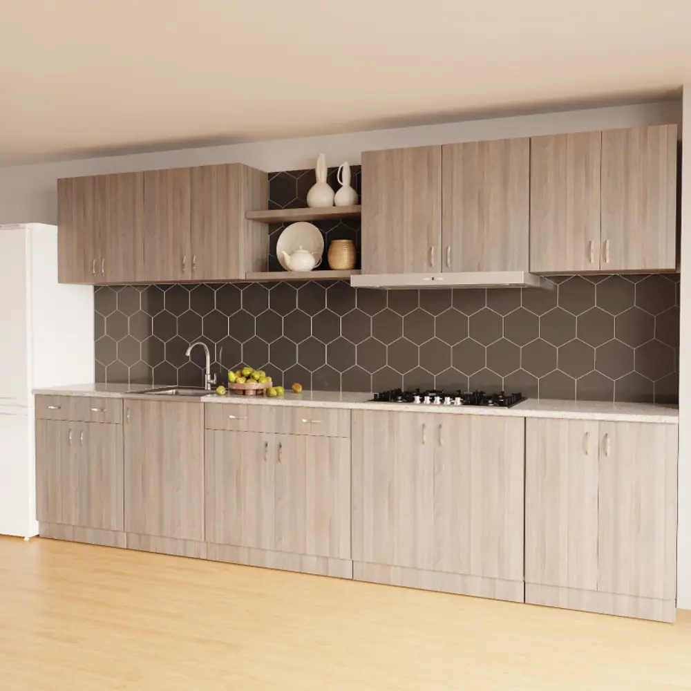 Фото 3 Кухня No name 546670 80x82x43.6 см ЛДСП цвет ясень Фото 3 Кухня No name 546670 80x82x43.6 см ЛДСП цвет ясень