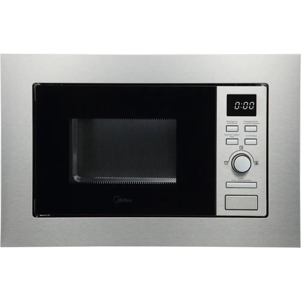 Фото Встраиваемая микроволновая печь Midea 2083087 17 л 59x43x32 см цвет серый / серебристый Фото Встраиваемая микроволновая печь Midea 2083087 17 л 59x43x32 см цвет серый / серебристый