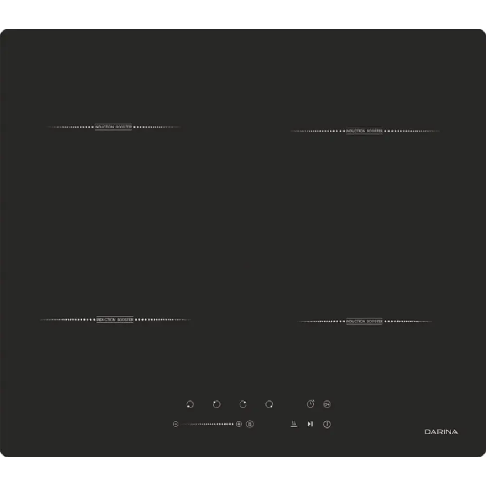 Фото Электрическая варочная панель Darina 6P EI 303 B 60 см 4 конфорки цвет черный