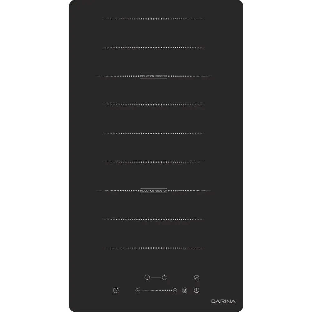 Фото Электрическая варочная панель Darina 6P9 EI528 B 29 см 2 конфорки цвет черный