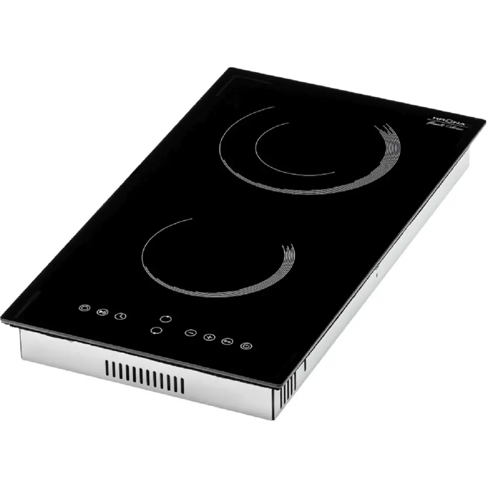 Фото Электрическая варочная панель Krona Orsa 30 50 см 2 конфорки цвет черный Фото Электрическая варочная панель Krona Orsa 30 50 см 2 конфорки цвет черный