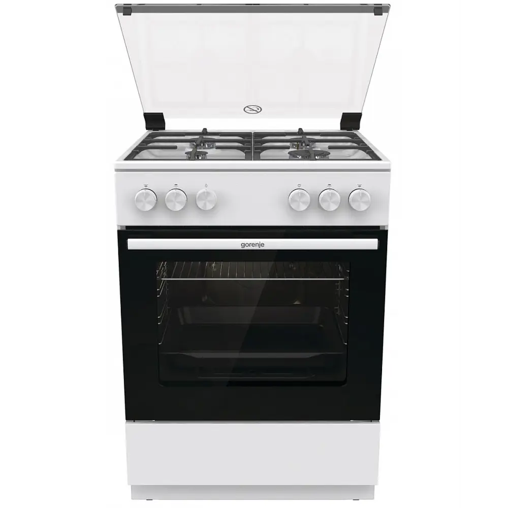Фото Газовая плита с духовкой Gorenje 741758 60x85x60 см цвет белый Фото Газовая плита с духовкой Gorenje 741758 60x85x60 см цвет белый