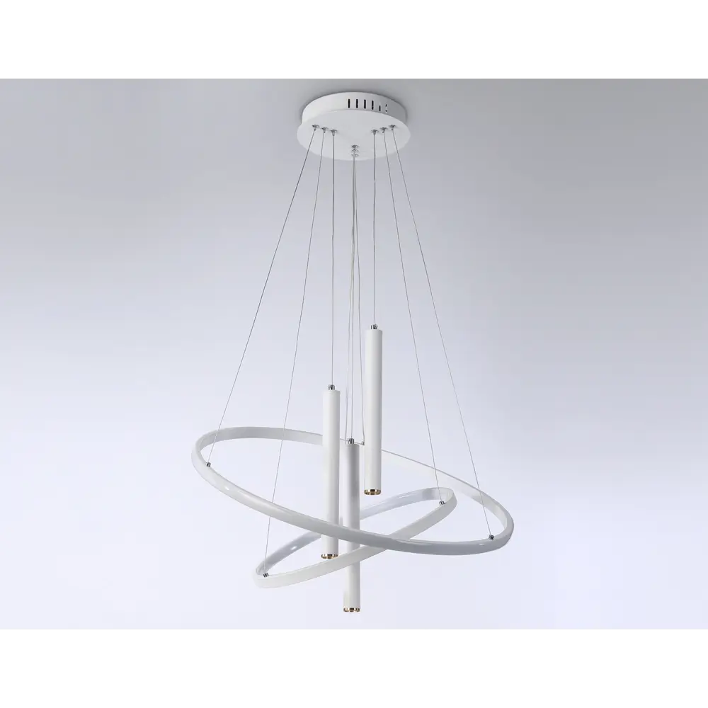 Фото 7 Светильник подвесной светодиодный Ambrella light Fl5371 с пультом управления 20 м² регулируемый белый свет цвет белый Фото 7 Светильник подвесной светодиодный Ambrella light Fl5371 с пультом управления 20 м² регулируемый белый свет цвет белый
