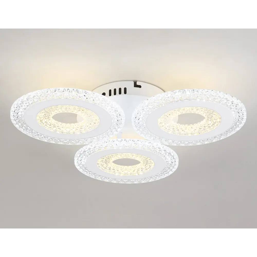 Фото 6 Люстра потолочная светодиодная Ambrella light Fa4001 с пультом управления 18 м² регулируемый белый свет цвет белый Фото 6 Люстра потолочная светодиодная Ambrella light Fa4001 с пультом управления 18 м² регулируемый белый свет цвет белый