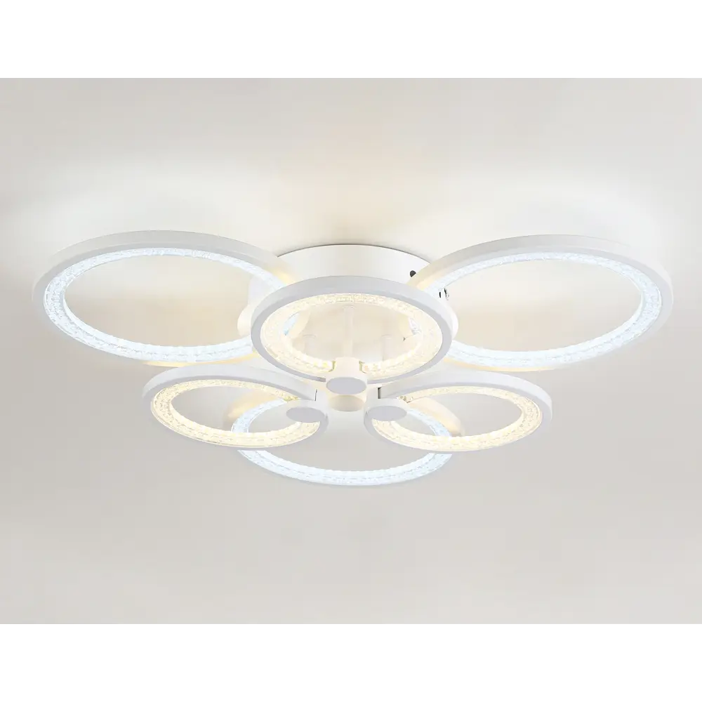 Фото 3 Люстра потолочная светодиодная Ambrella light Fa4085 с пультом управления 20 м² регулируемый белый свет цвет белый Фото 3 Люстра потолочная светодиодная Ambrella light Fa4085 с пультом управления 20 м² регулируемый белый свет цвет белый