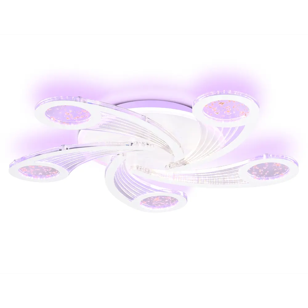 Фото 3 Люстра потолочная светодиодная Ambrella light Fa4476 с пультом управления 20 м² регулируемый белый свет цвет белый Фото 3 Люстра потолочная светодиодная Ambrella light Fa4476 с пультом управления 20 м² регулируемый белый свет цвет белый