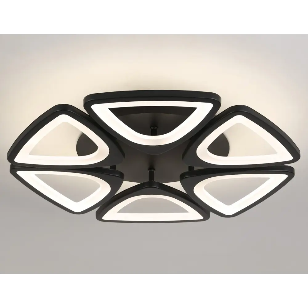 Фото 8 Люстра потолочная светодиодная Ambrella light Fa4495 с пультом управления 14 м² регулируемый белый свет цвет черный Фото 8 Люстра потолочная светодиодная Ambrella light Fa4495 с пультом управления 14 м² регулируемый белый свет цвет черный