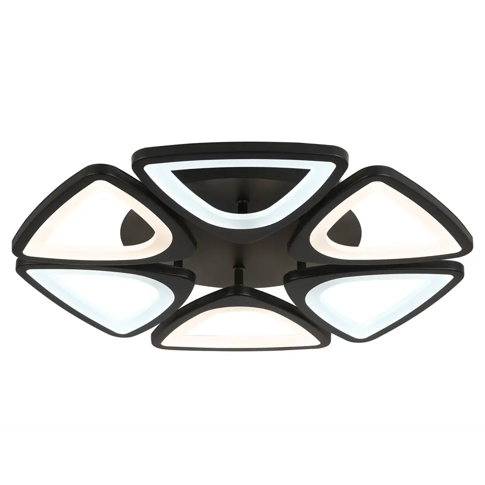 Фото 3 Люстра потолочная светодиодная Ambrella light Fa4495 с пультом управления 14 м² регулируемый белый свет цвет черный Фото 3 Люстра потолочная светодиодная Ambrella light Fa4495 с пультом управления 14 м² регулируемый белый свет цвет черный