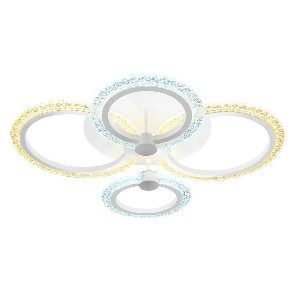 Фото Люстра потолочная светодиодная AMBRELLA LIGHT FA4061 Original 18 м² теплый белый свет цвет белый Фото Люстра потолочная светодиодная AMBRELLA LIGHT FA4061 Original 18 м² теплый белый свет цвет белый