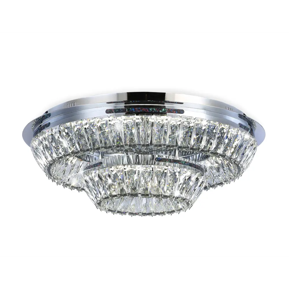 Фото Люстра потолочная светодиодная AMBRELLA LIGHT TR5029 Traditional 18 м² нейтральный белый свет цвет хром Фото Люстра потолочная светодиодная AMBRELLA LIGHT TR5029 Traditional 18 м² нейтральный белый свет цвет хром
