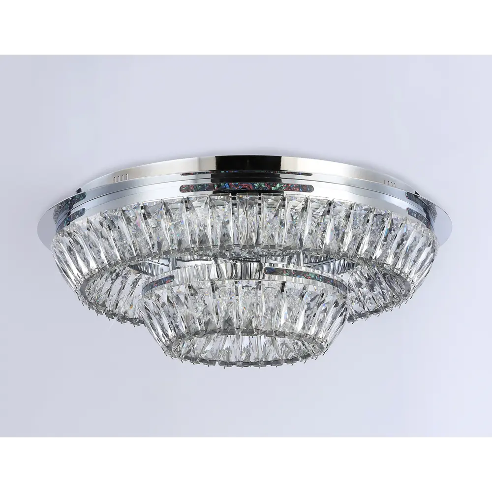 Фото 11 Люстра потолочная светодиодная AMBRELLA LIGHT TR5029 Traditional 18 м² нейтральный белый свет цвет хром Фото 11 Люстра потолочная светодиодная AMBRELLA LIGHT TR5029 Traditional 18 м² нейтральный белый свет цвет хром