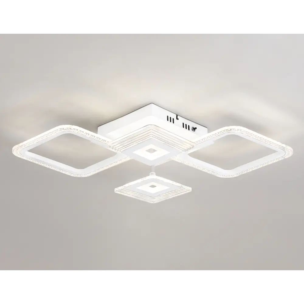 Фото 3 Люстра потолочная светодиодная Ambrella light Fa4281 с пультом управления 18 м² регулируемый белый свет цвет белый Фото 3 Люстра потолочная светодиодная Ambrella light Fa4281 с пультом управления 18 м² регулируемый белый свет цвет белый