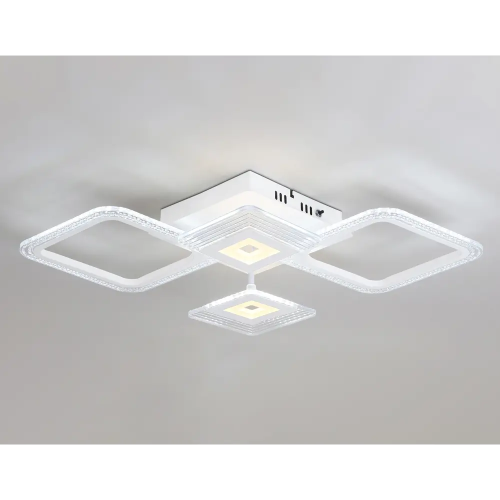 Фото 4 Люстра потолочная светодиодная Ambrella light Fa4281 с пультом управления 18 м² регулируемый белый свет цвет белый Фото 4 Люстра потолочная светодиодная Ambrella light Fa4281 с пультом управления 18 м² регулируемый белый свет цвет белый