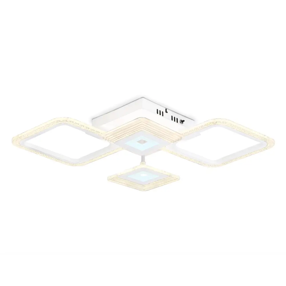 Фото Люстра потолочная светодиодная Ambrella light Fa4281 с пультом управления 18 м² регулируемый белый свет цвет белый Фото Люстра потолочная светодиодная Ambrella light Fa4281 с пультом управления 18 м² регулируемый белый свет цвет белый