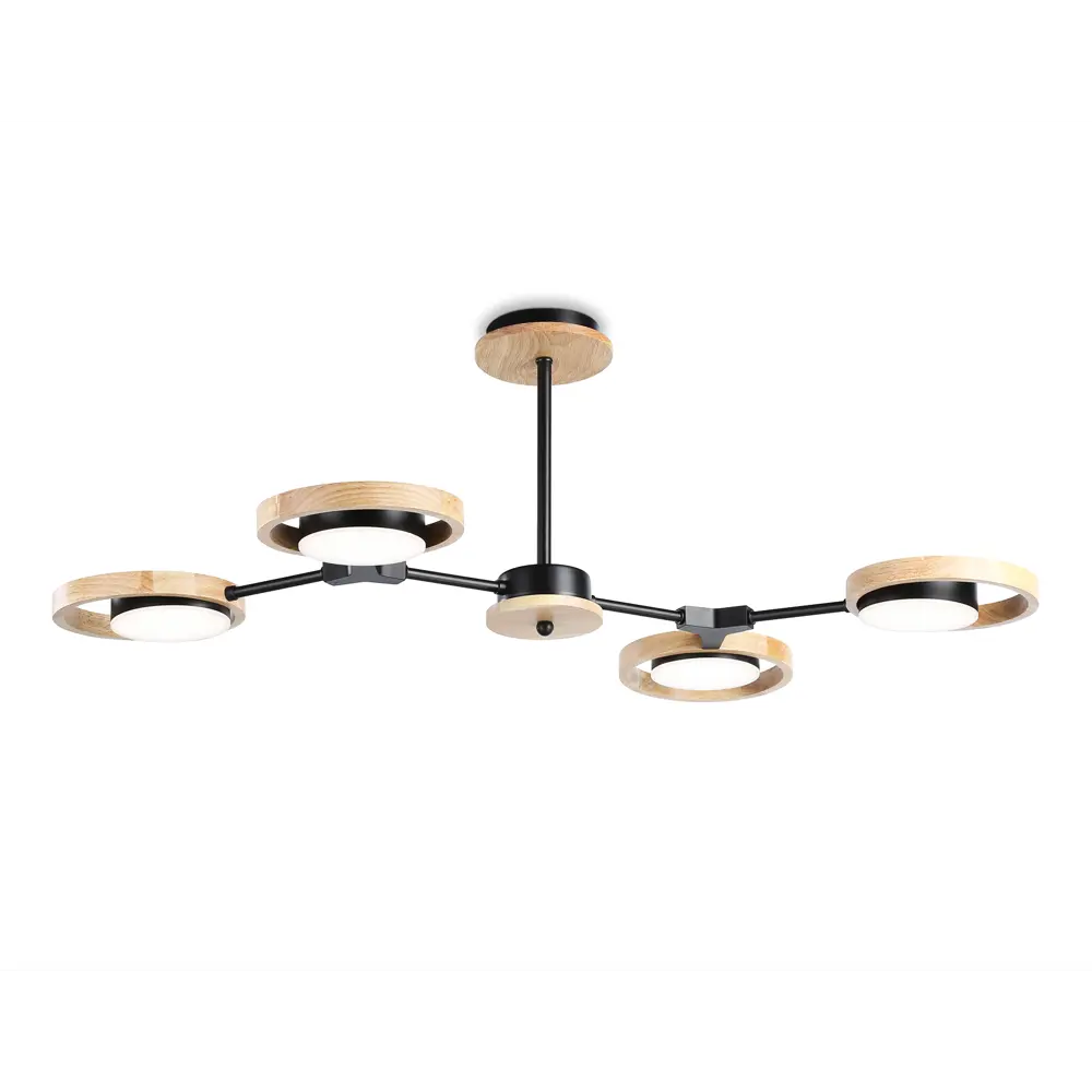 Фото 2 Люстра на штанге светодиодная Ambrella light Fl51611 23 м² регулируемый белый свет цвет черный