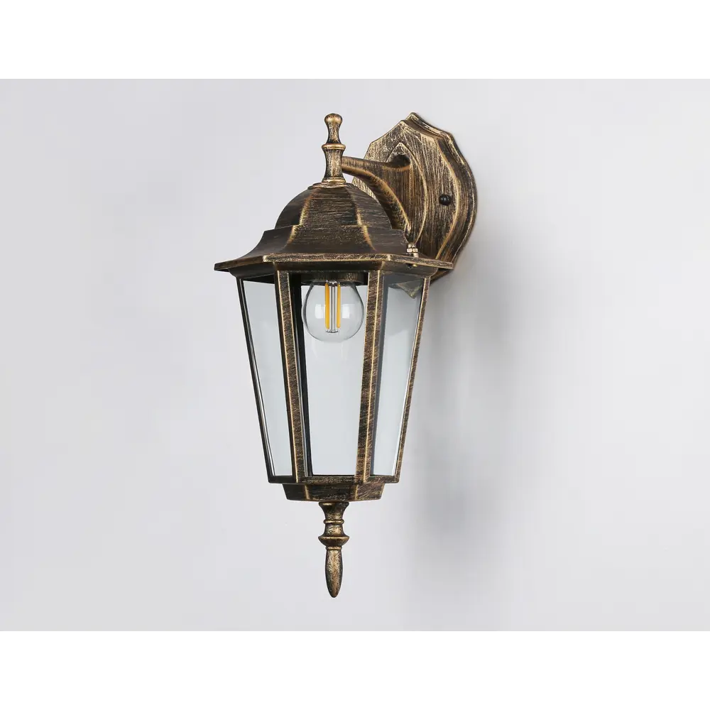 Фото 5 Светильник настенный уличный Ambrella light St2019 40 Вт IP54 цвет черный золото прозрачный Фото 5 Светильник настенный уличный Ambrella light St2019 40 Вт IP54 цвет черный золото прозрачный