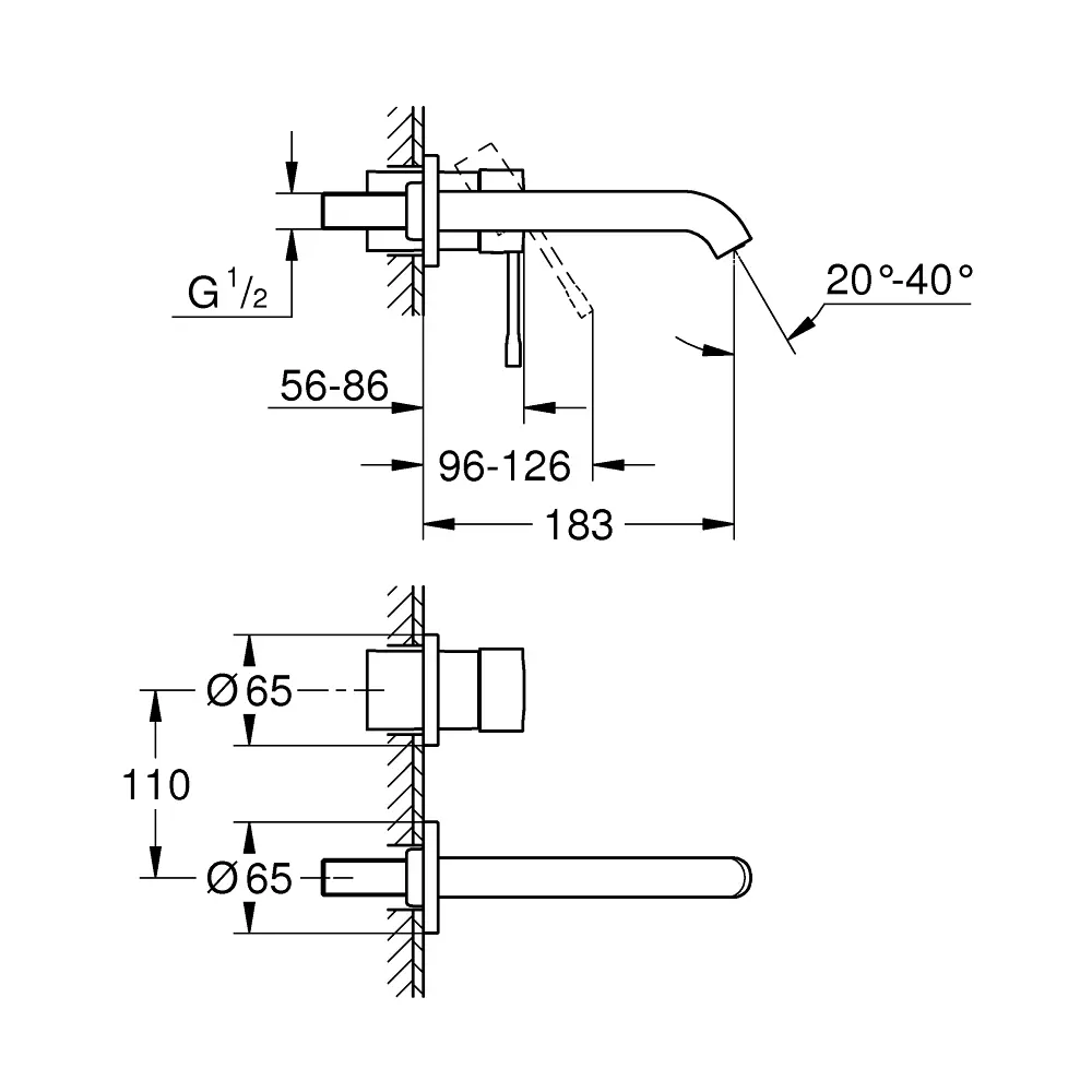 Фото 2 Смеситель для раковины Grohe 29192GN1 однорычажный цвет золотистый